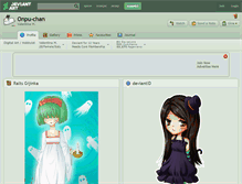 Tablet Screenshot of onpu-chan.deviantart.com