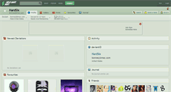 Desktop Screenshot of hardsix.deviantart.com