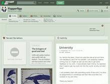 Tablet Screenshot of flopperflipp.deviantart.com