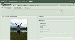 Desktop Screenshot of mercuryfire.deviantart.com