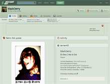 Tablet Screenshot of black3erry.deviantart.com