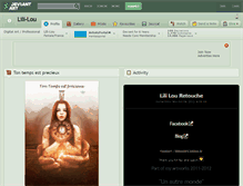 Tablet Screenshot of lili-lou.deviantart.com
