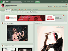 Tablet Screenshot of ladameperverse.deviantart.com
