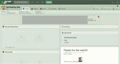 Desktop Screenshot of bowbunny1plz.deviantart.com