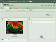 Tablet Screenshot of magzdilla.deviantart.com