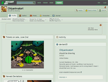 Tablet Screenshot of chiyaniwatori.deviantart.com