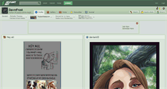 Desktop Screenshot of dawnfrost.deviantart.com