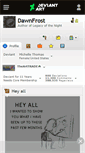 Mobile Screenshot of dawnfrost.deviantart.com