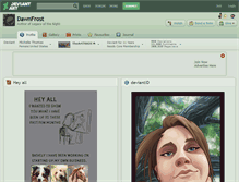 Tablet Screenshot of dawnfrost.deviantart.com