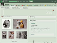 Tablet Screenshot of cemina.deviantart.com