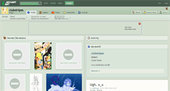 Desktop Screenshot of clubstripes.deviantart.com
