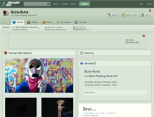 Tablet Screenshot of buna-buna.deviantart.com