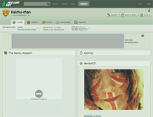 Tablet Screenshot of kaichu-chan.deviantart.com