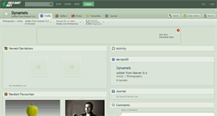 Desktop Screenshot of dynameis.deviantart.com