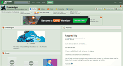 Desktop Screenshot of dreadedgon.deviantart.com