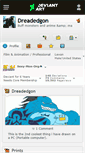 Mobile Screenshot of dreadedgon.deviantart.com