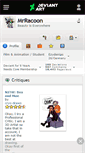 Mobile Screenshot of mrracoon.deviantart.com