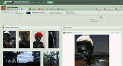 Desktop Screenshot of chrischaaan.deviantart.com