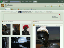 Tablet Screenshot of chrischaaan.deviantart.com