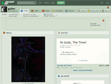 Tablet Screenshot of guilen.deviantart.com