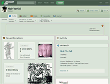 Tablet Screenshot of noir-verfall.deviantart.com