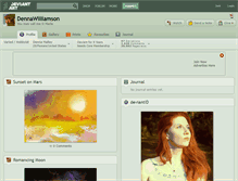 Tablet Screenshot of dennawilliamson.deviantart.com