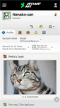 Mobile Screenshot of nanako-san.deviantart.com