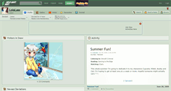 Desktop Screenshot of lolalass.deviantart.com