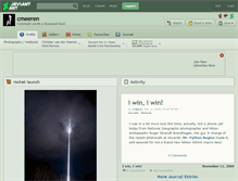 Tablet Screenshot of cmeeren.deviantart.com