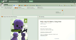 Desktop Screenshot of cleody.deviantart.com