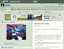 Tablet Screenshot of necrocc.deviantart.com