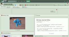 Desktop Screenshot of corazon-de-lobo.deviantart.com
