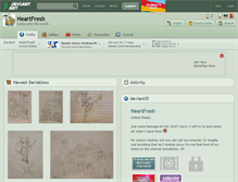Tablet Screenshot of heartfresh.deviantart.com