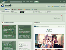 Tablet Screenshot of iceberg210.deviantart.com