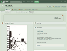 Tablet Screenshot of marimarai.deviantart.com