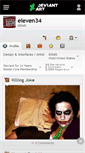 Mobile Screenshot of eleven34.deviantart.com