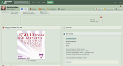 Desktop Screenshot of darktenabre.deviantart.com