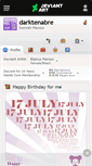 Mobile Screenshot of darktenabre.deviantart.com
