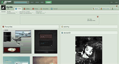 Desktop Screenshot of myrdia.deviantart.com
