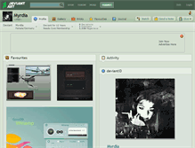 Tablet Screenshot of myrdia.deviantart.com