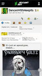 Mobile Screenshot of danceswithmeepits.deviantart.com