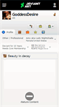 Mobile Screenshot of goddessdesire.deviantart.com