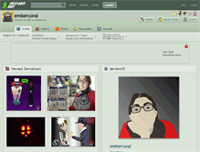 Tablet Screenshot of embercoral.deviantart.com