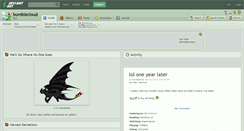 Desktop Screenshot of bumblecloud.deviantart.com