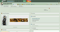 Desktop Screenshot of hiroshi-matsumoto.deviantart.com