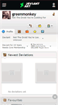 Mobile Screenshot of greenmonkey.deviantart.com
