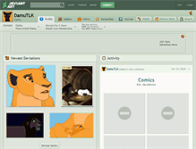 Tablet Screenshot of damutlk.deviantart.com