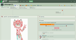 Desktop Screenshot of chibixangel123.deviantart.com