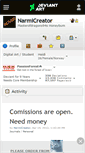 Mobile Screenshot of narmicreator.deviantart.com