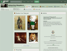 Tablet Screenshot of melancholy-requiem.deviantart.com